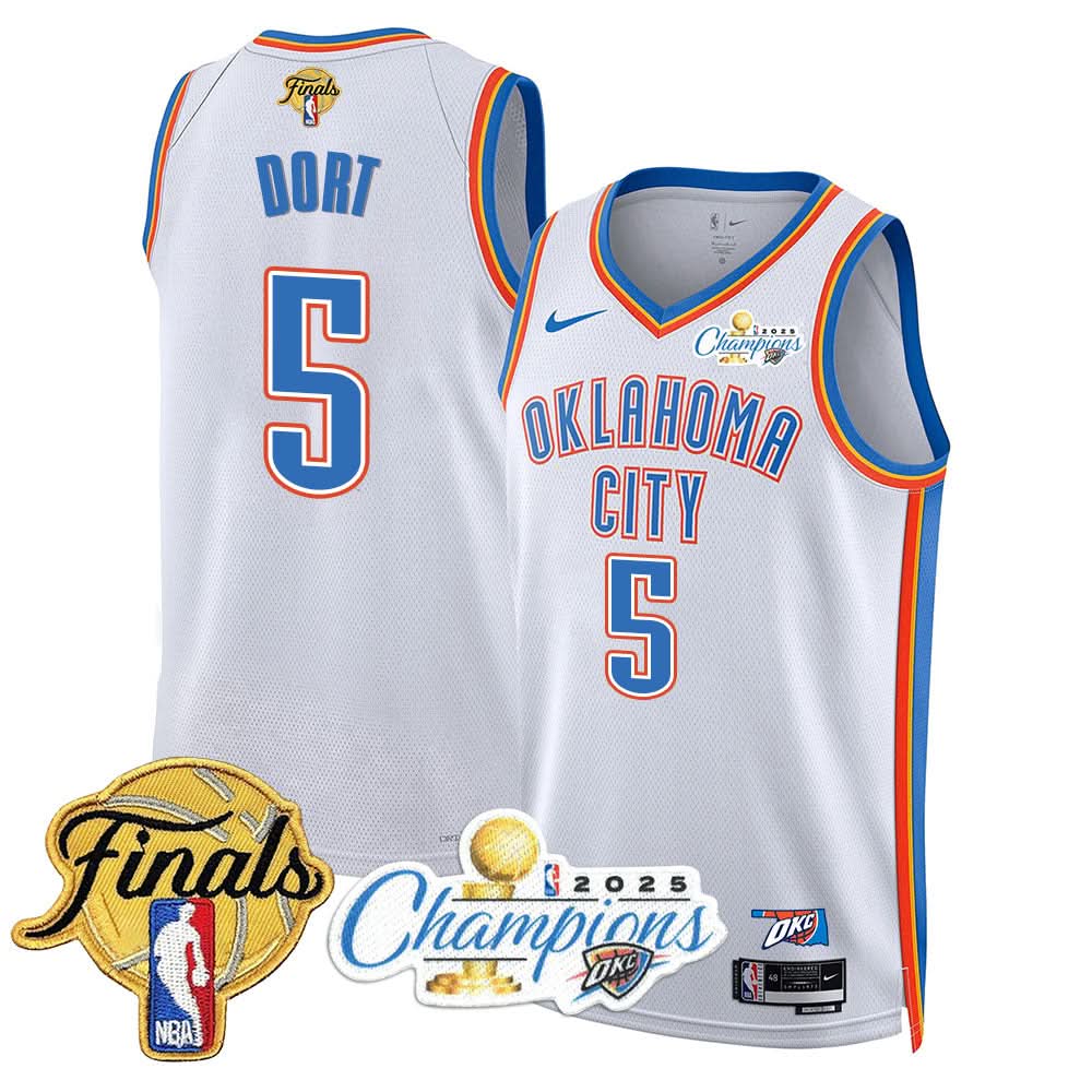OKC 2025 NBA Champions Jersey - All Stitched