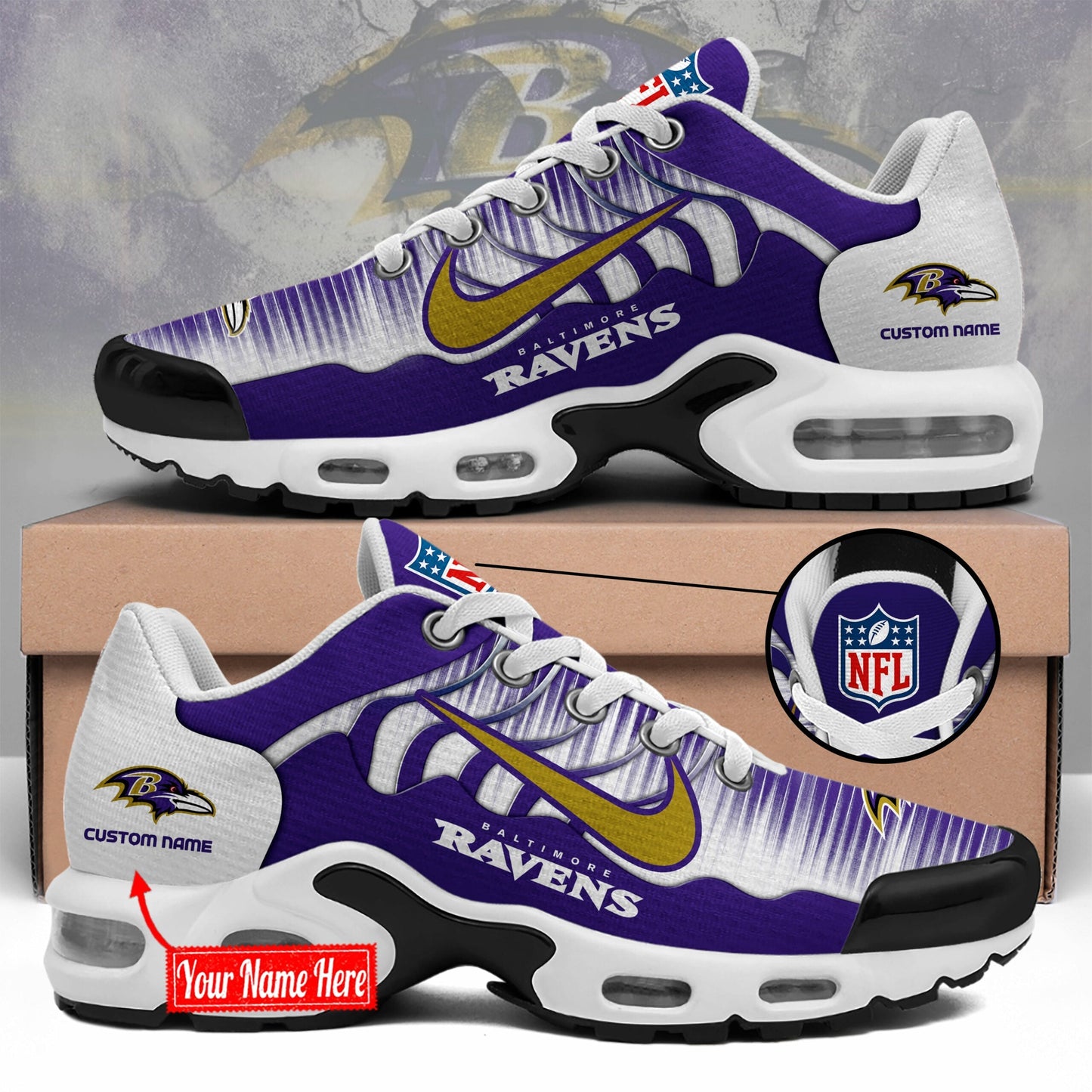 Baltimore Ravens 2025 New Shoes