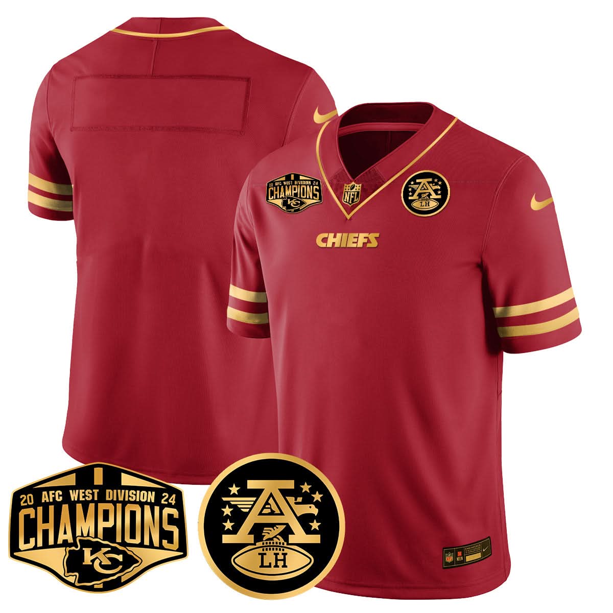 KC 2024 AFC West Champions Jersey