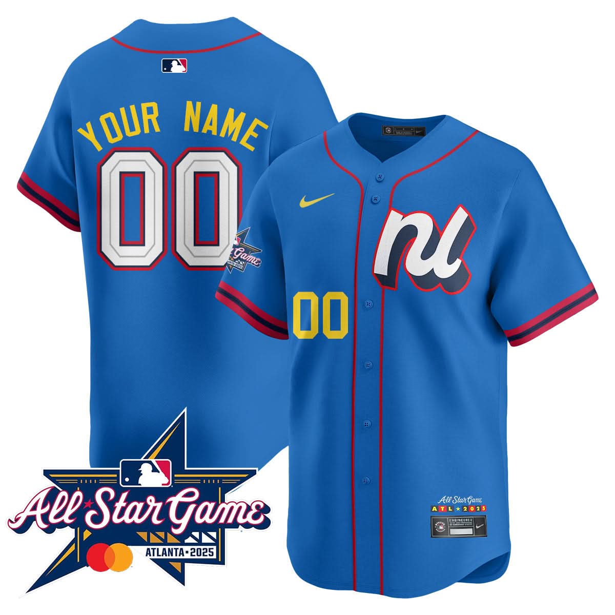 National League 2025 MLB All-Star Custom Jersey - All Stitched