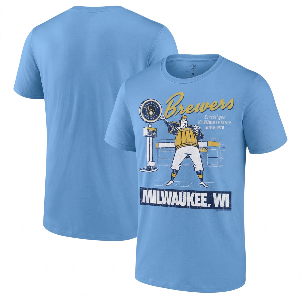 MIL Servin' You Since 1970 One Side T-Shirt - Printed