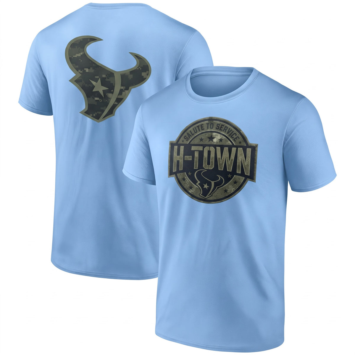 HOU x Salute To Service 2026 Edition Two Sides T-Shirt - Printed V4