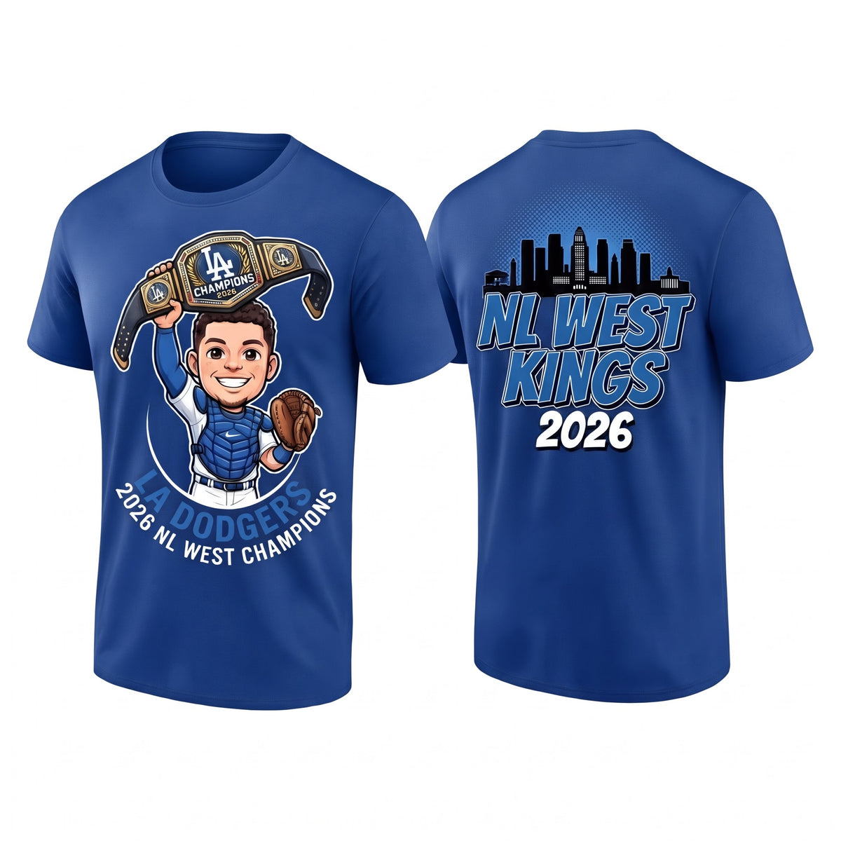 SEA 2026 NL West Champs Two Sides T-Shirt - Printed V3