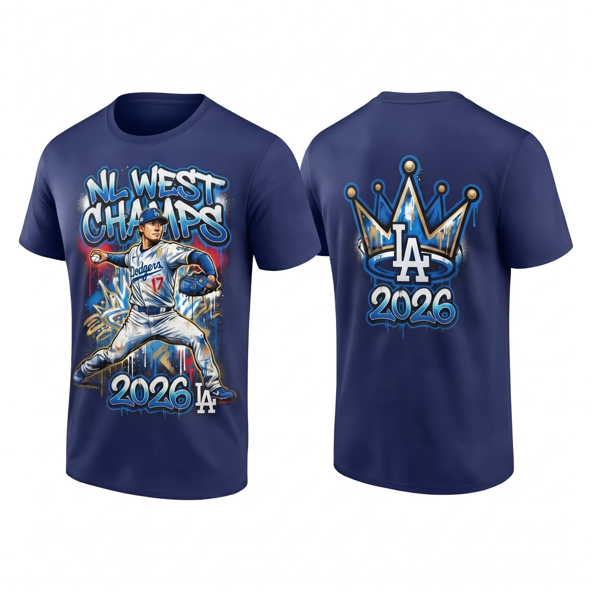 SEA 2026 NL West Champs Two Sides T-Shirt - Printed V5