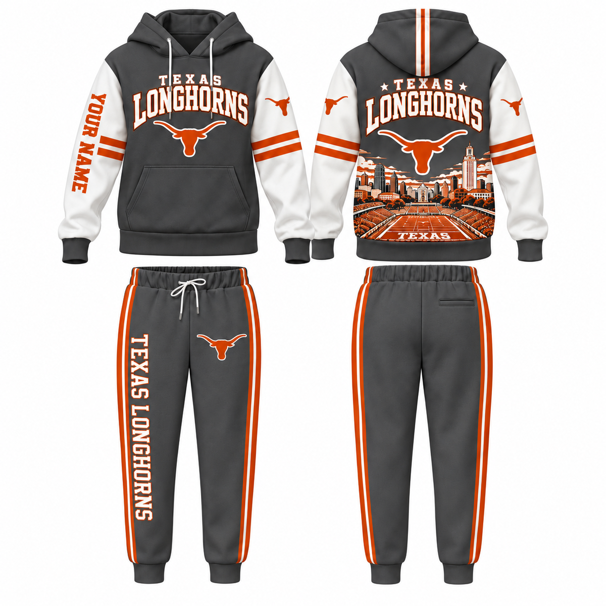 TEX Streetwear Custom Hoodie Pants Set - Printed