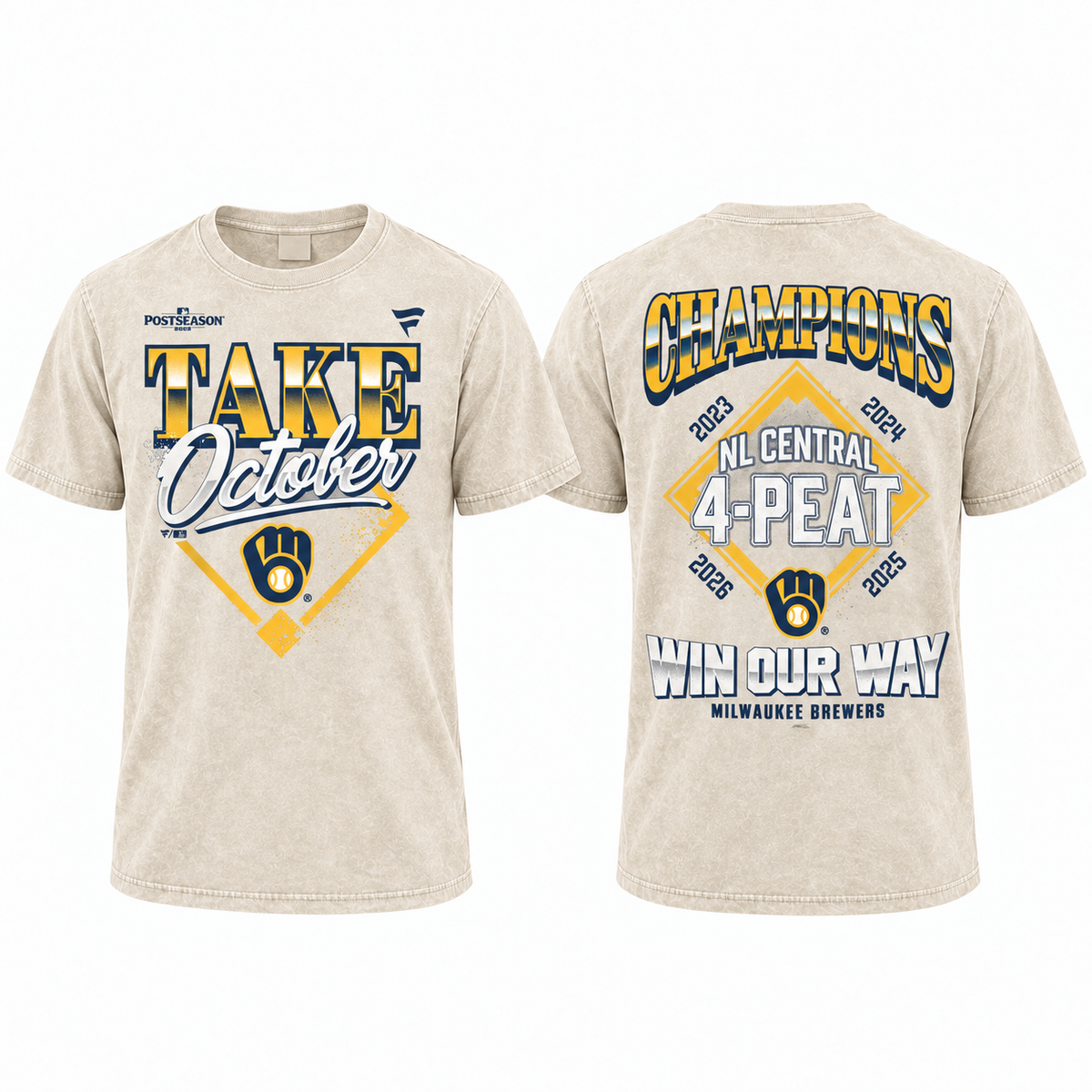MIL Take October Washed T-Shirt - Printed