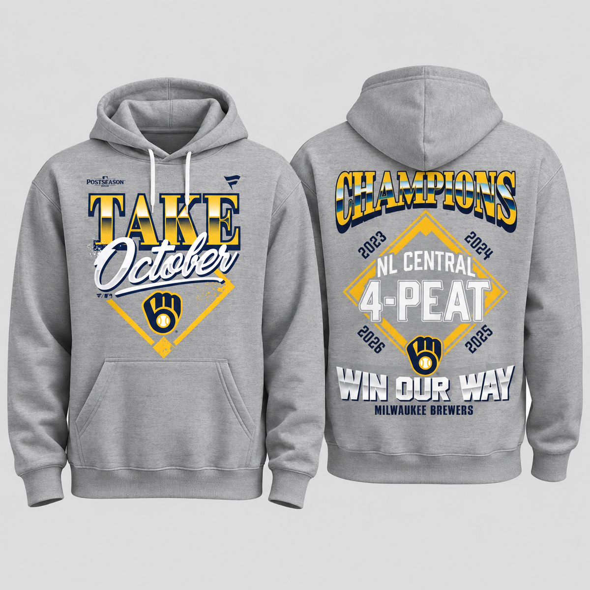 MIL Take October Fleece Hoodie - Printed