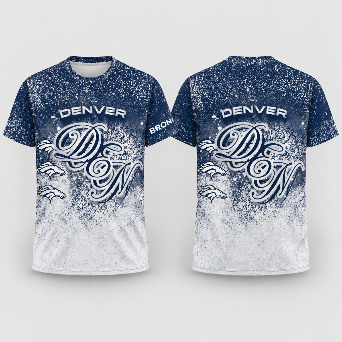 DEN Jumbo Print 3D T-Shirt - Printed