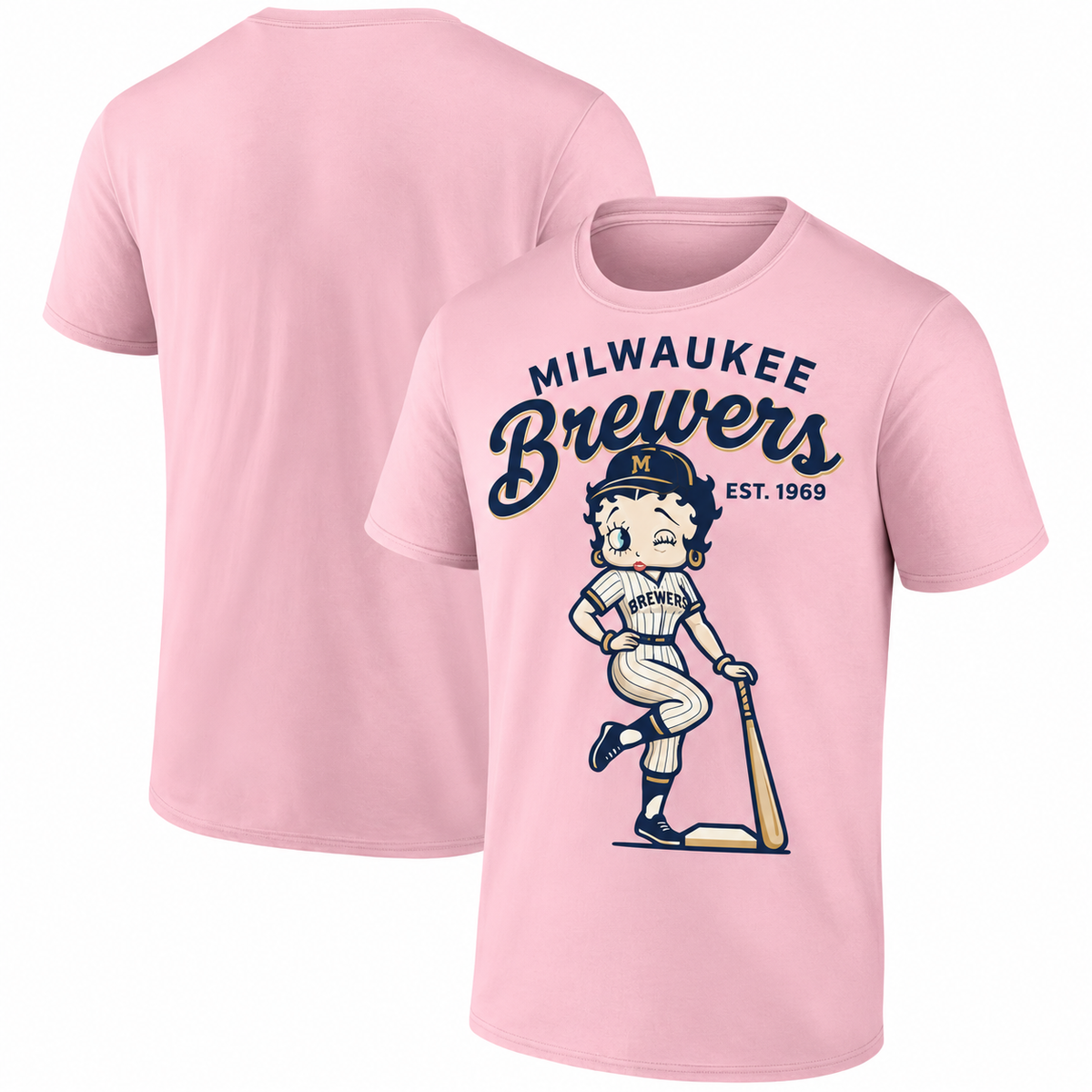 MIL Baseball Girl One Side T-Shirt - Printed