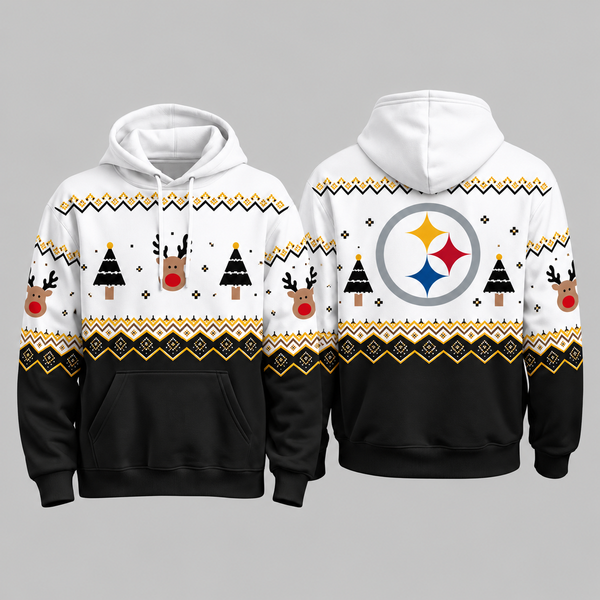 PIT Christmas Fleece Hoodie - Printed