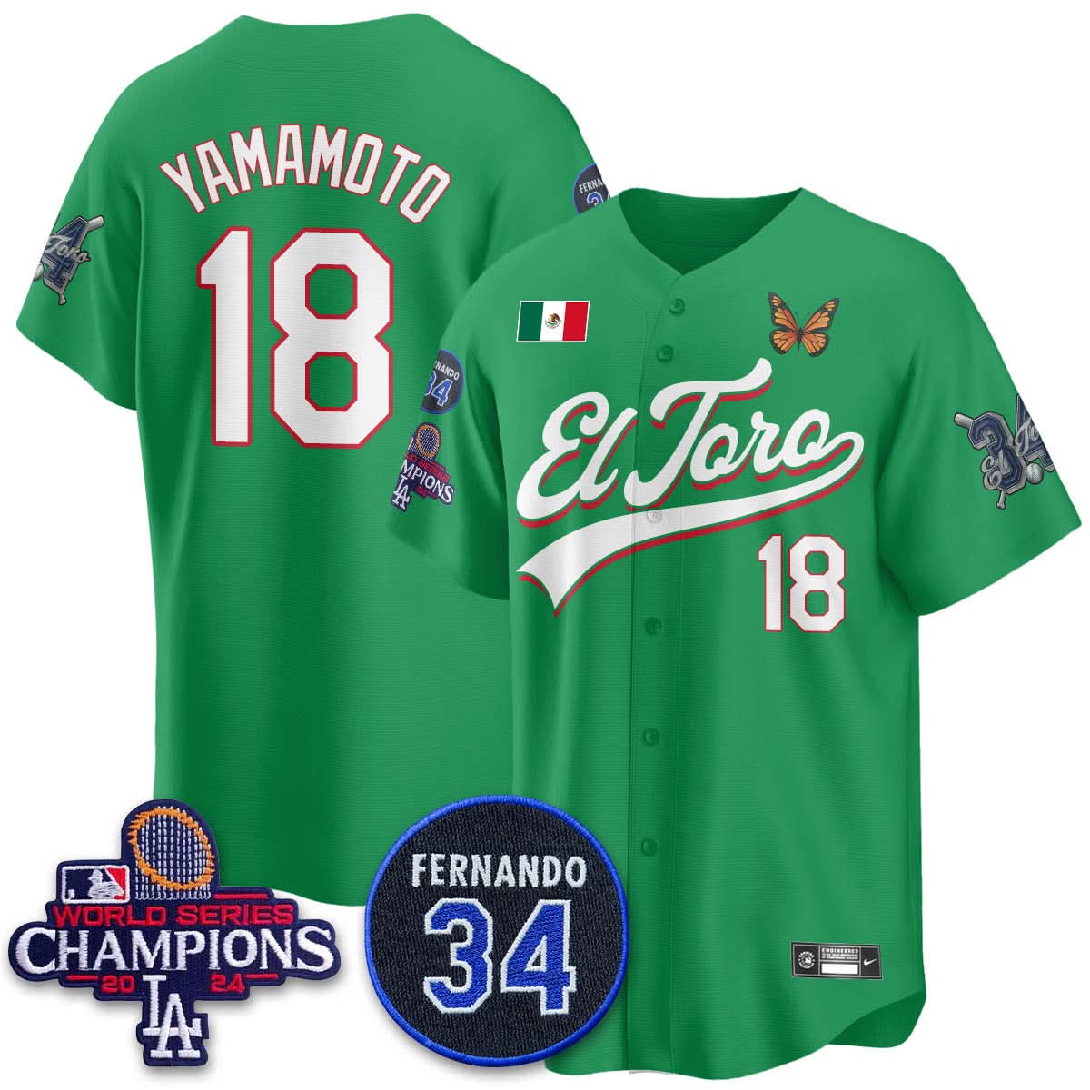 LAD Mexican "El Toro" Jersey - All Stitched