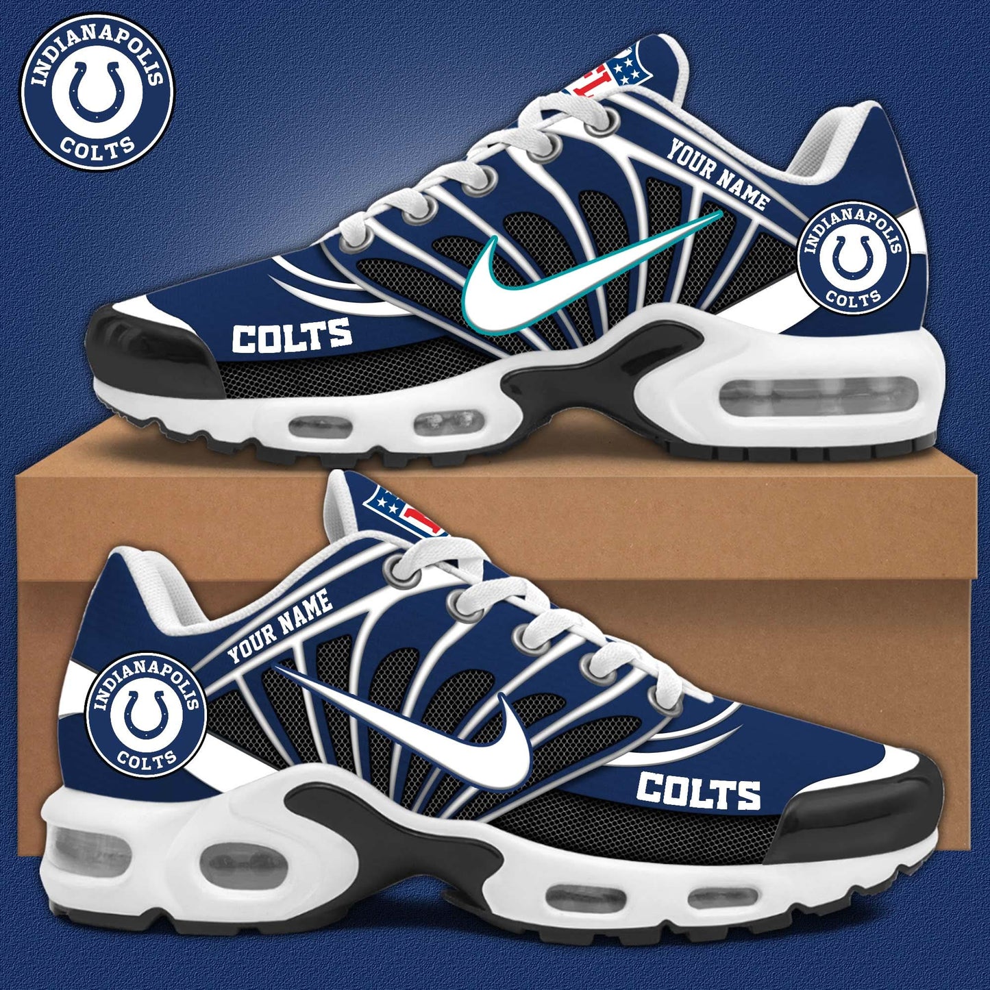 Indianapolis Colts Personalized Shoes Limited Edition