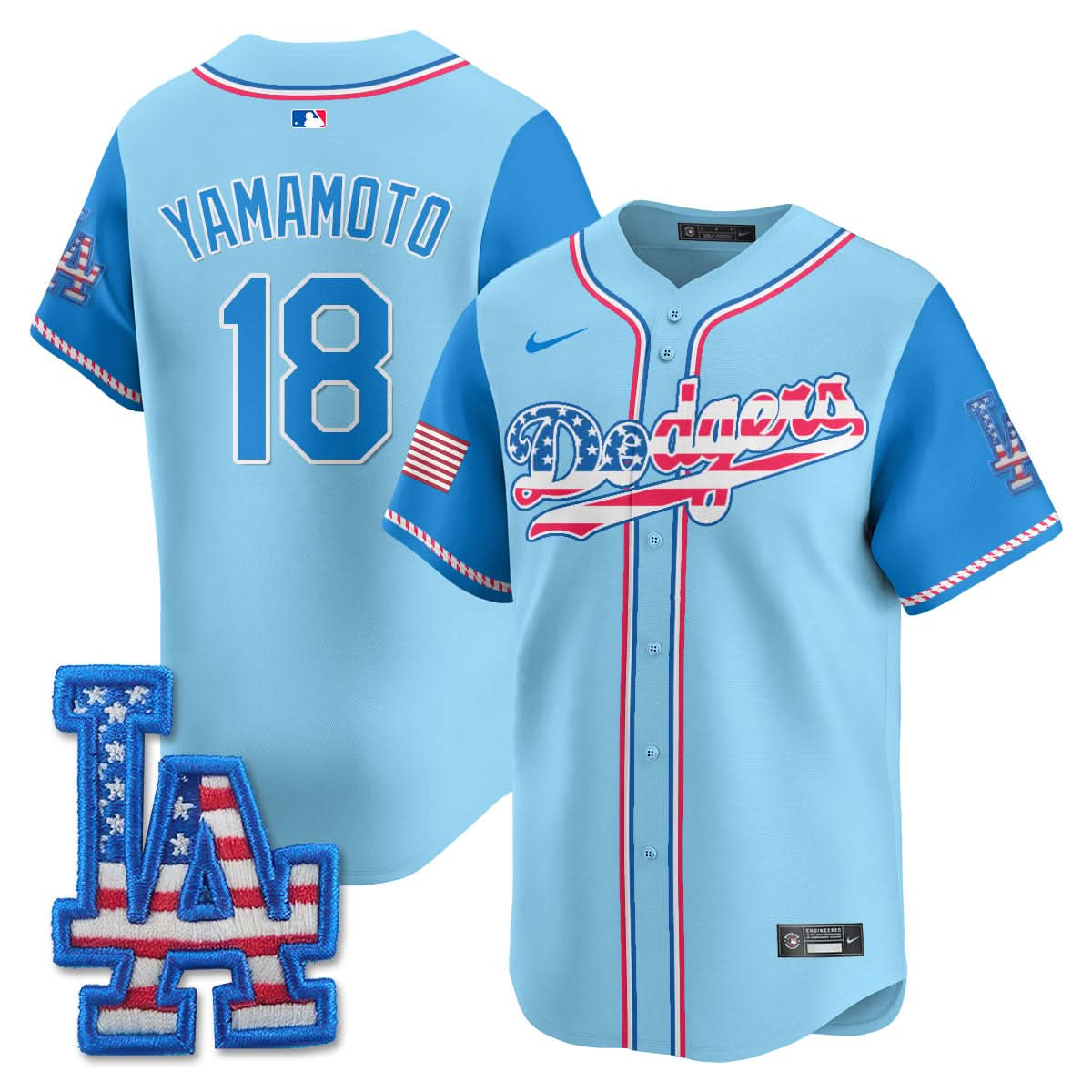 LAD 2025 Fourth of July Jersey - All Stitched