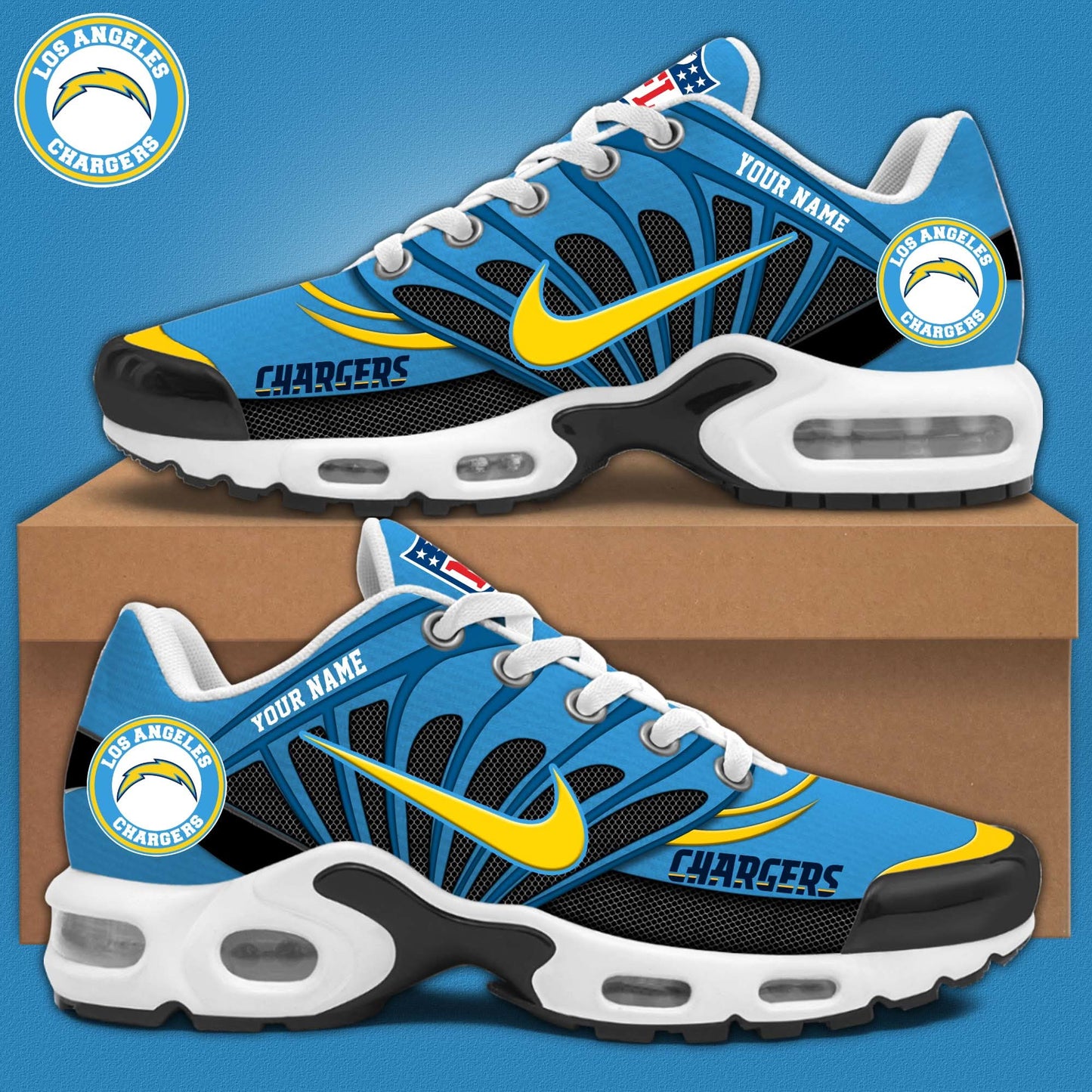 Los Angeles Chargers Personalized Shoes Limited Edition