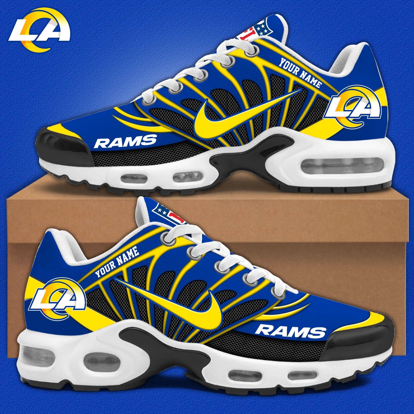 Los Angeles Rams Personalized Shoes Limited Edition