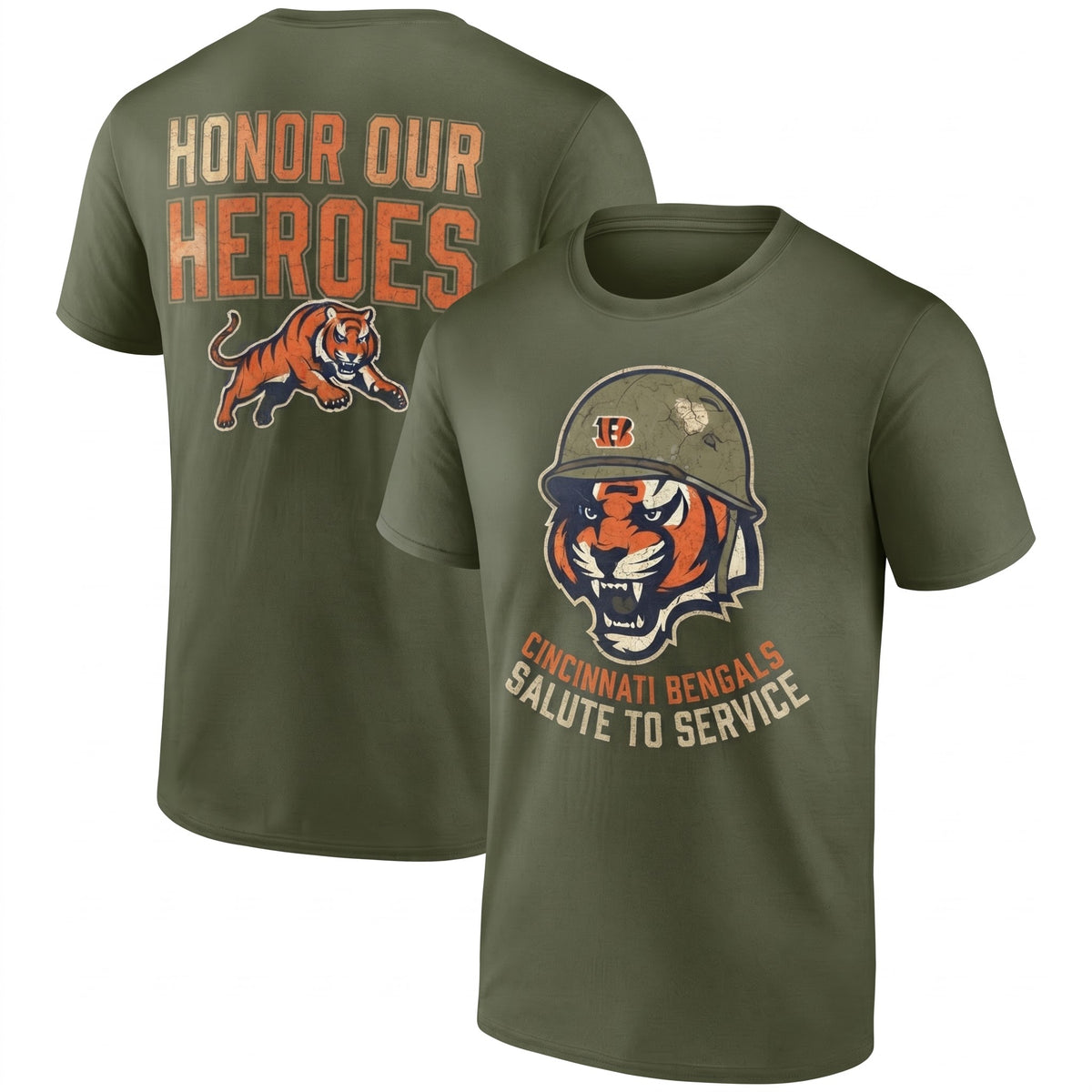 CIN x Salute To Service Two Sides T-Shirt - Printed V1