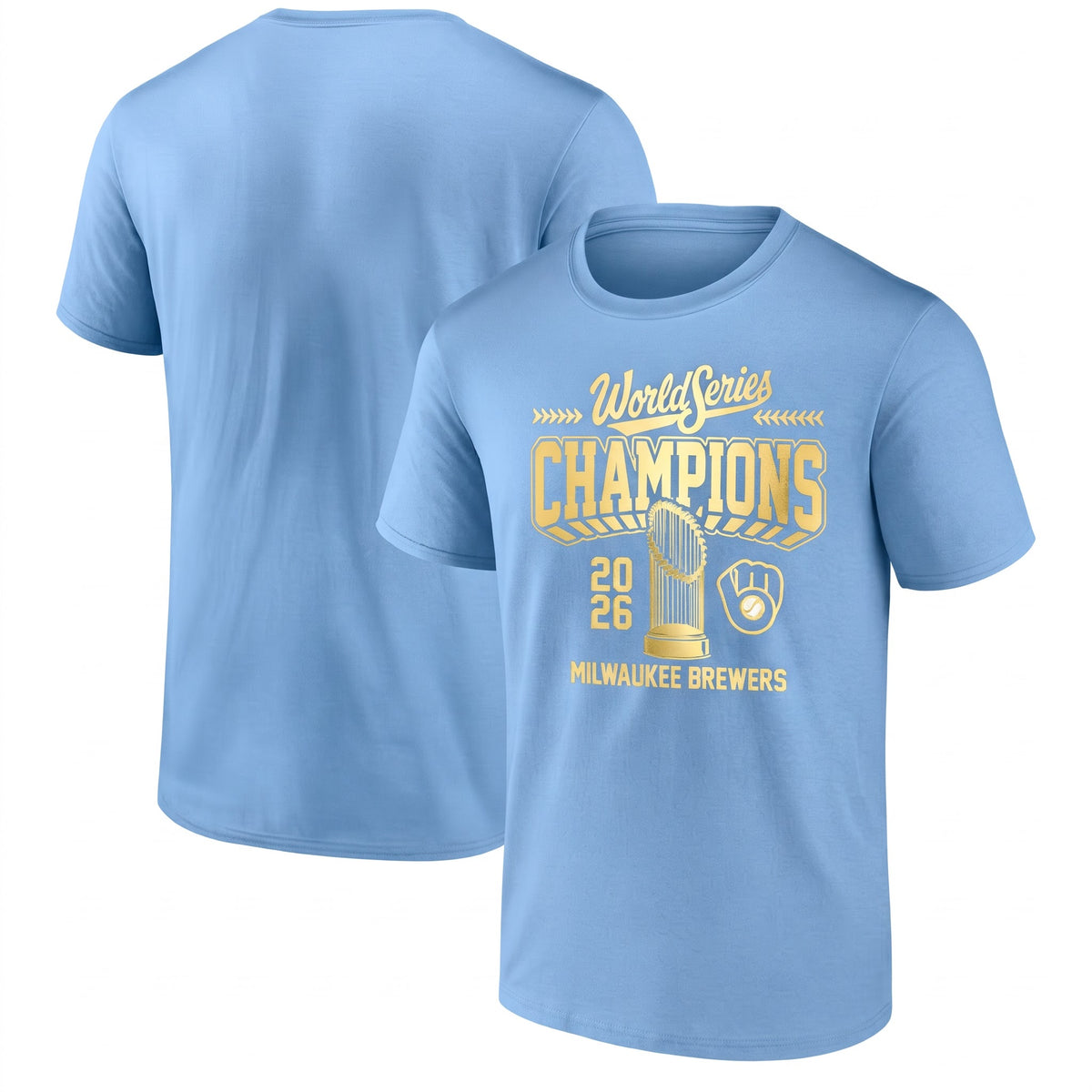 MIL World Series Champions One Side T-Shirt - Printed V2