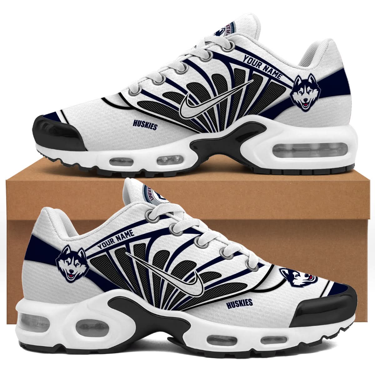 UCONN NCAA Air Max Plus Shoes - Limited