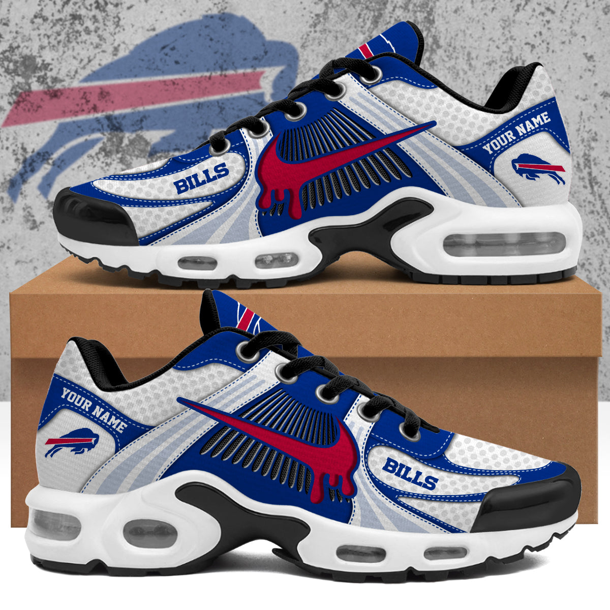 Personalized Buffalo Bills Air Max Plus Shoes