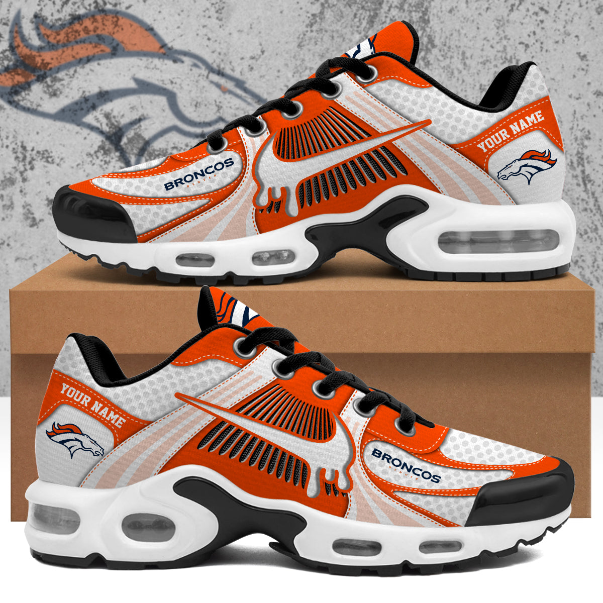 Personalized Denver Broncos Air Max Plus Shoes