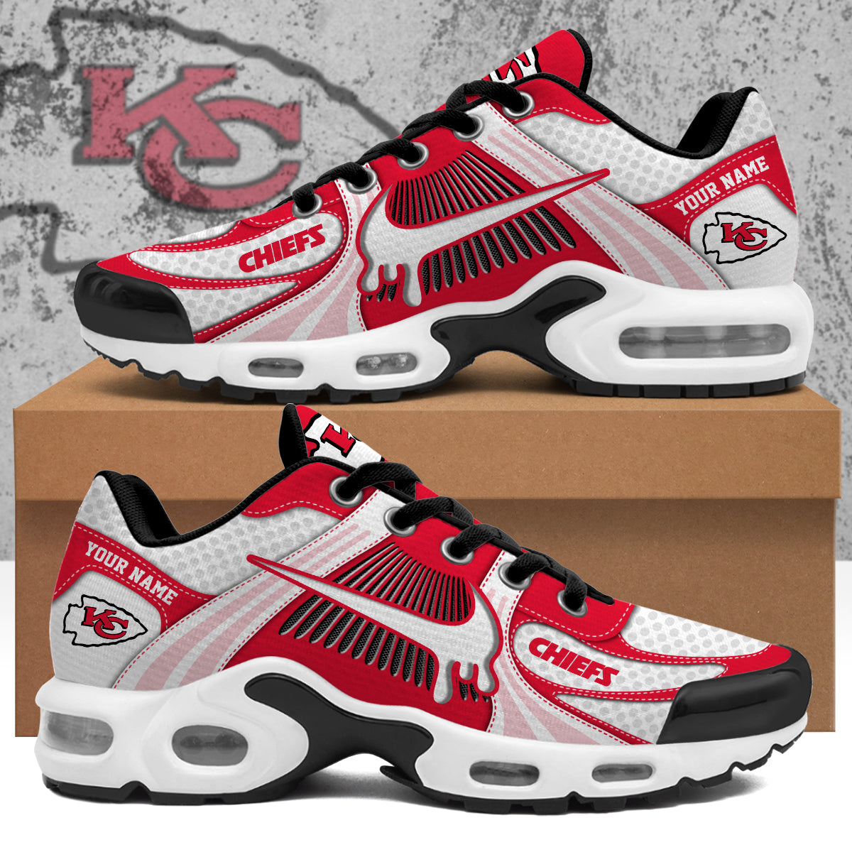Personalized Kansas City Chiefs Air Max Plus Shoes