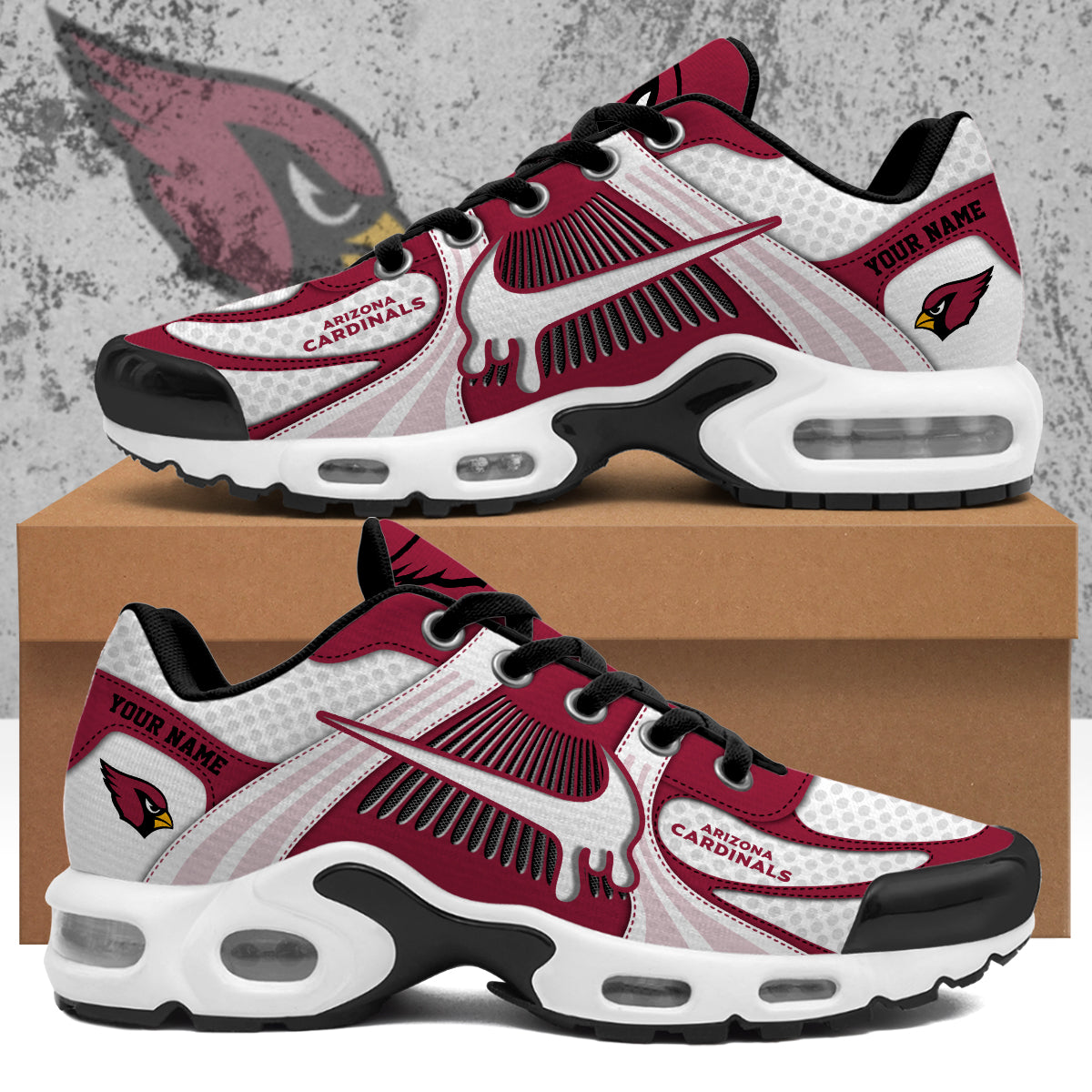 Personalized Arizona Cardinals Air Max Plus Shoes