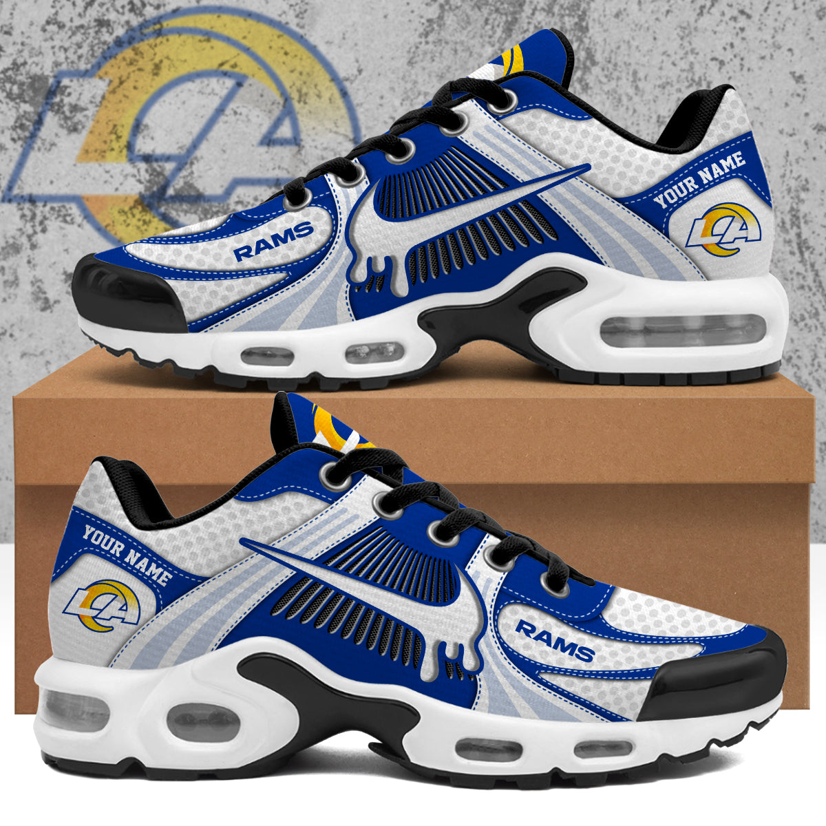 Personalized Los Angeles Rams Air Max Plus Shoes