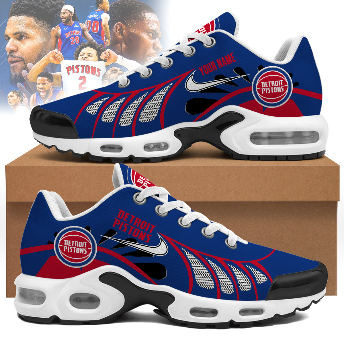 Detroit Pistons | Personalized Air Max Shoes Limited Edition