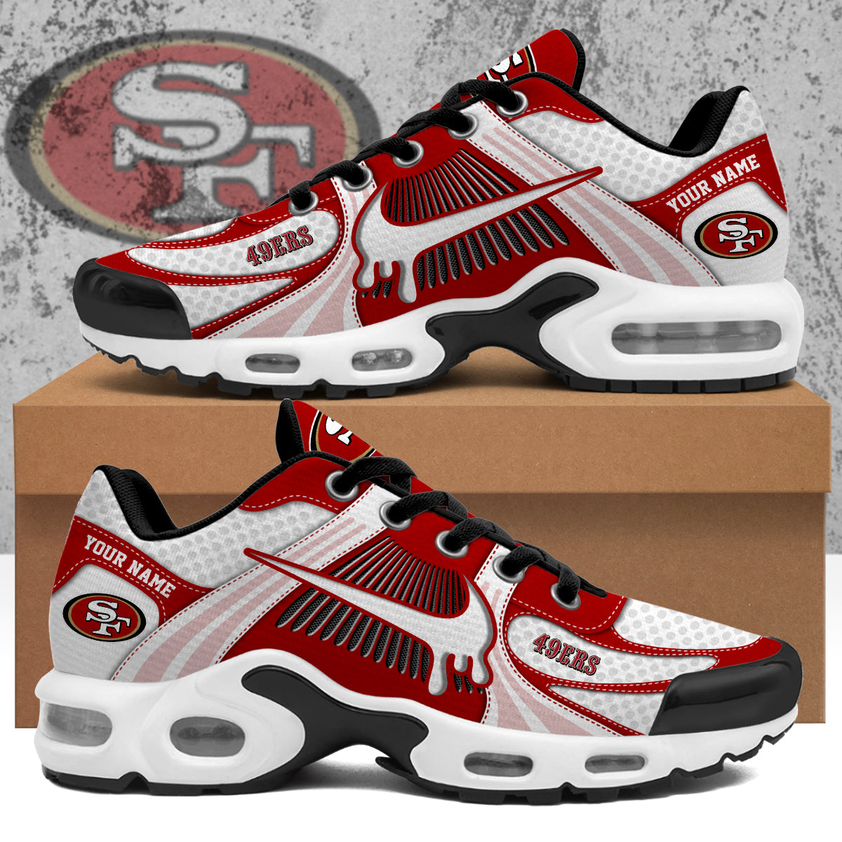 Personalized San Francisco 49ers Air Max Plus Shoes