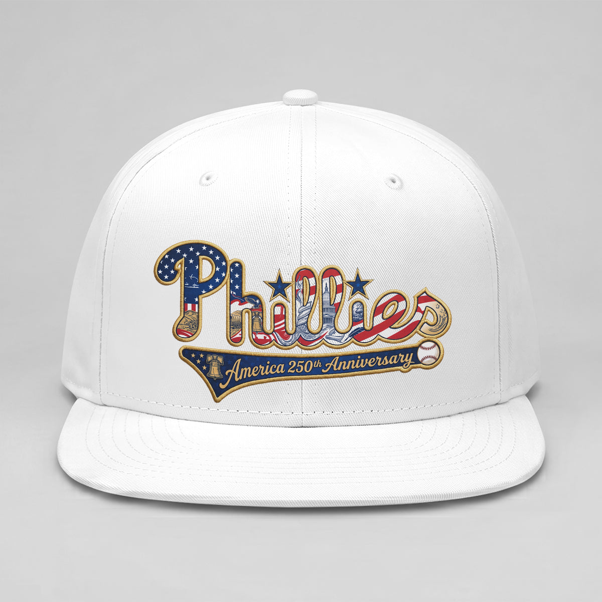 PHI 2026 Independence Day Snapback Cap V2- Stitched