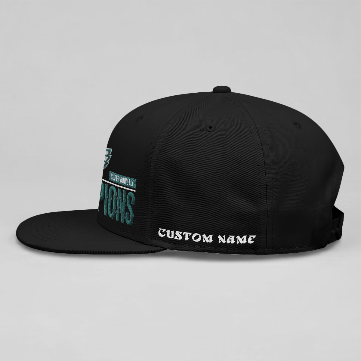 PHI Champions SB LIX Custom Snapback Cap V2 - Embroidered