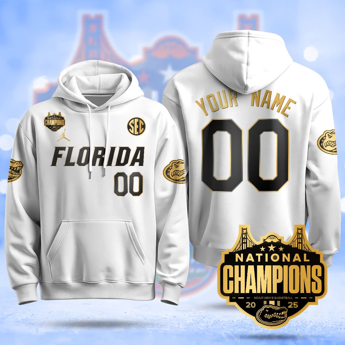 FG 2025 National Champions Basketball Custom Hoodie - All Stitched