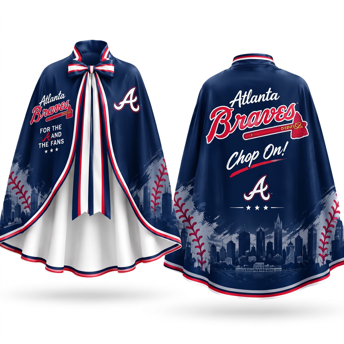 ATL Supporter Edition Strap Shawl Cape – Printed V4