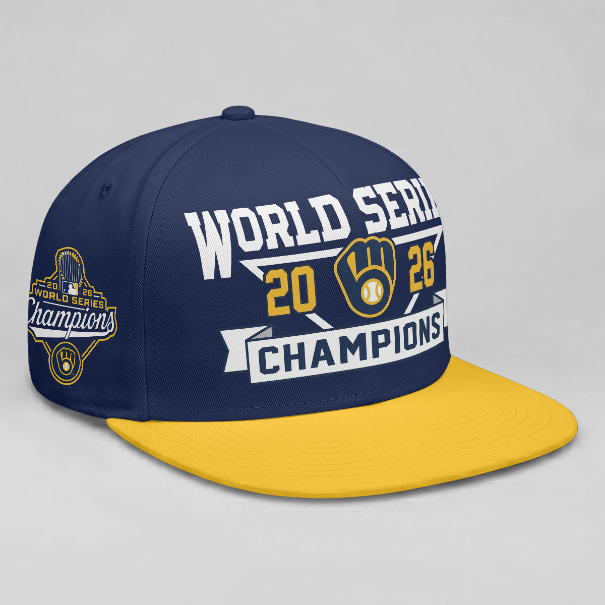 MIL 2026 World Series Champions Custom Snapback Cap - Printed
