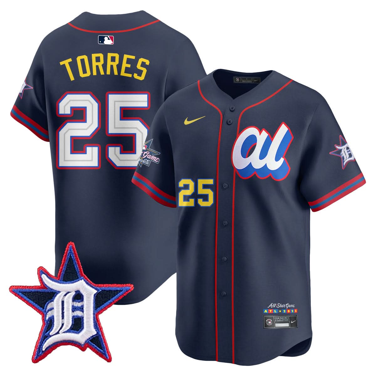 American League 2025 MLB All-Star Jersey - All Stitched