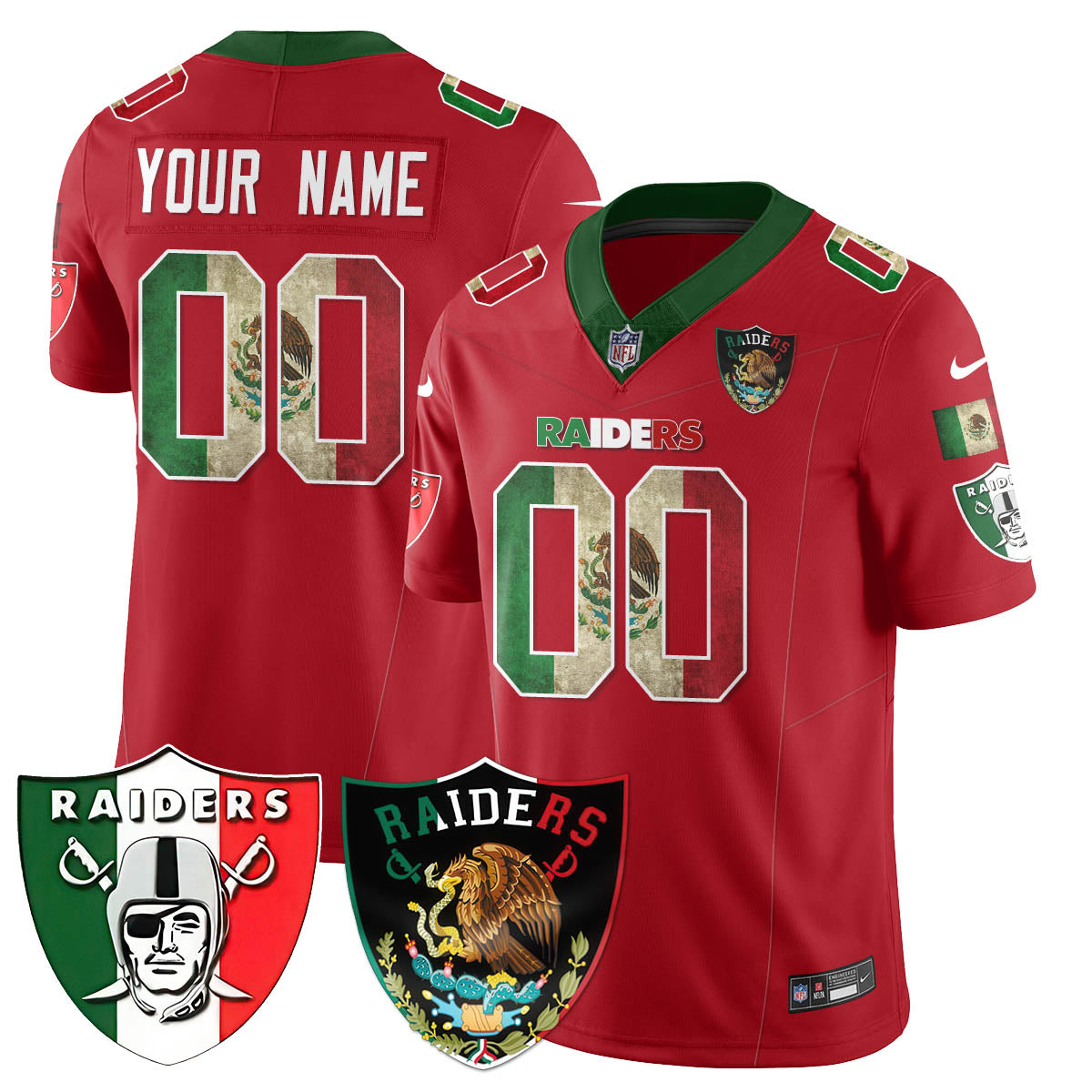 LVR Mexico Vapor Limited Custom Jersey - All Stitched