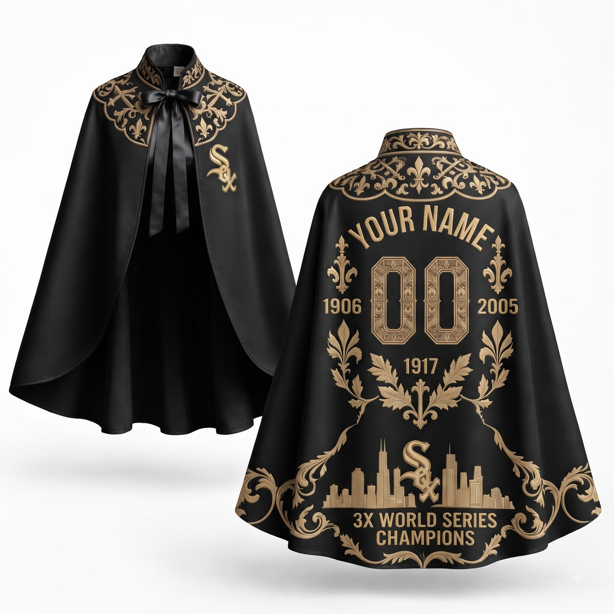 CWS Champions Supporter Edition Custom Strap Shawl Cape – Printed