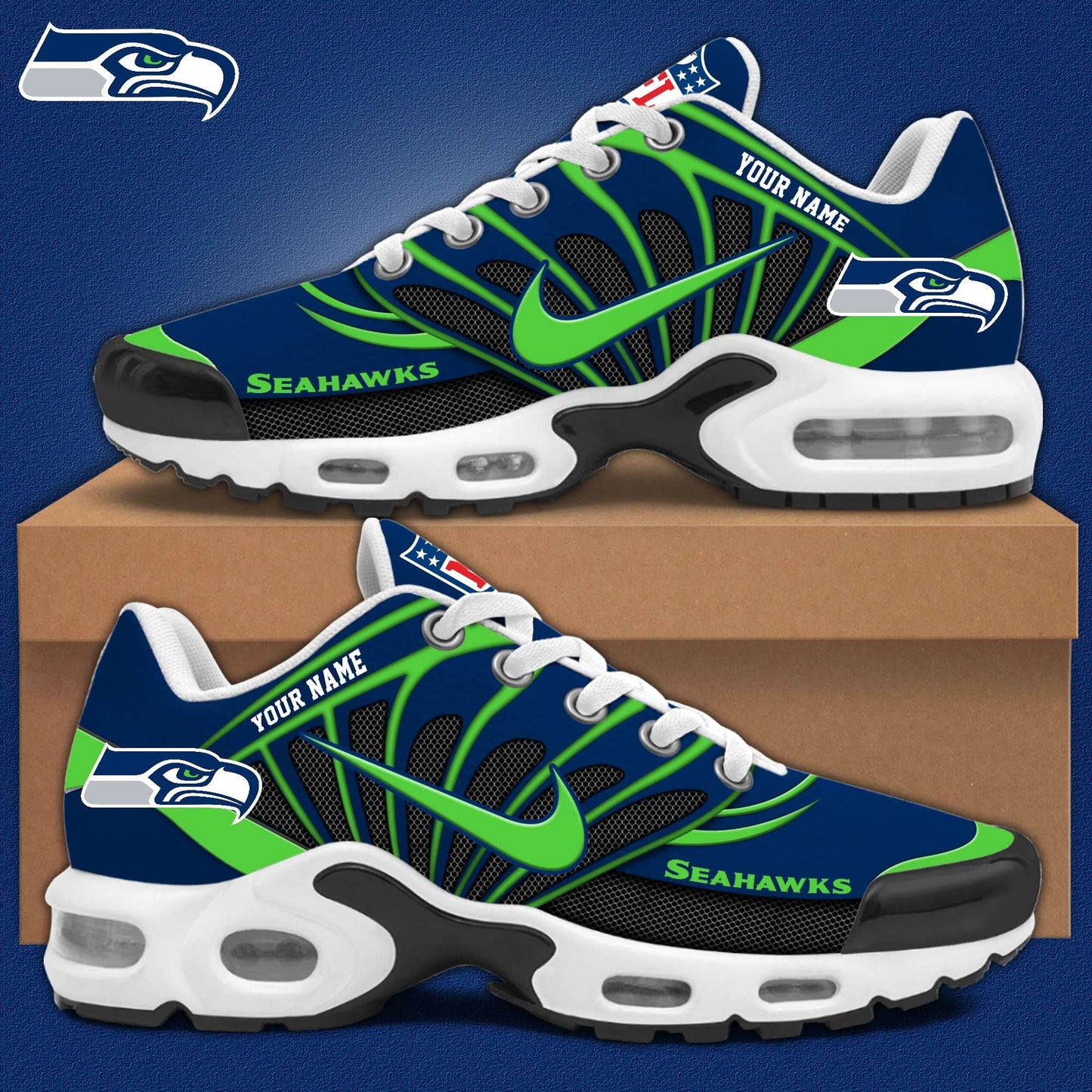Seattle Seahawks Personalized Shoes Limited Edition