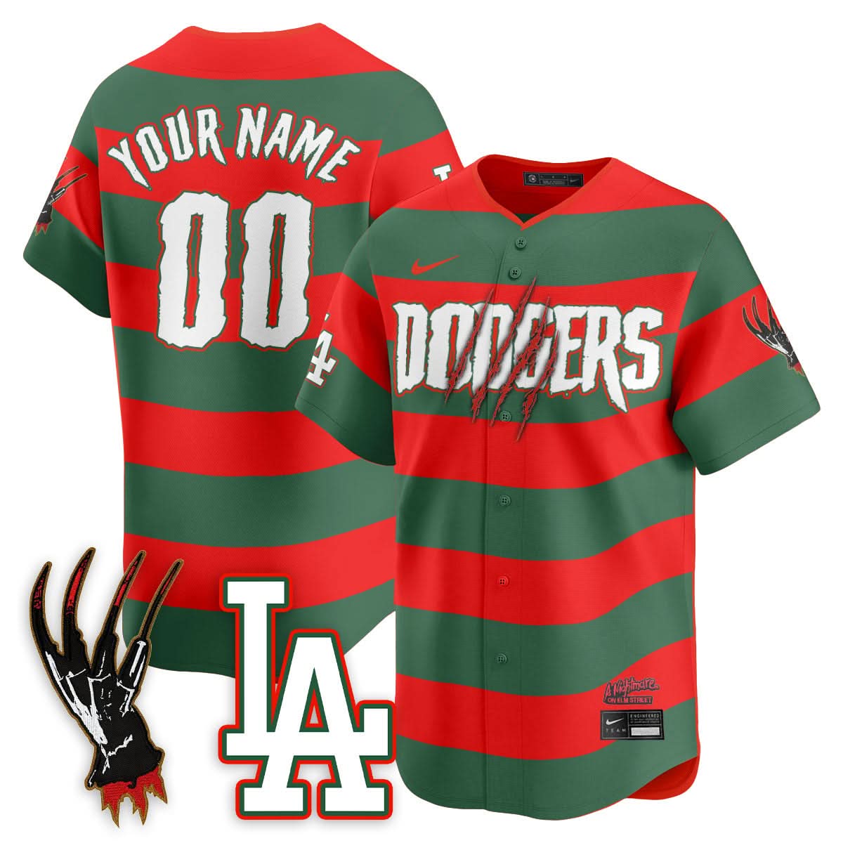 LAD "A Nightmare on Elm Street" Custom Jersey - Stitched