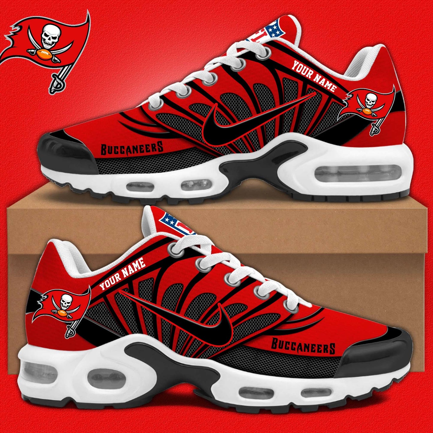 Tampa Bay Buccaneers Personalized Shoes Limited Edition