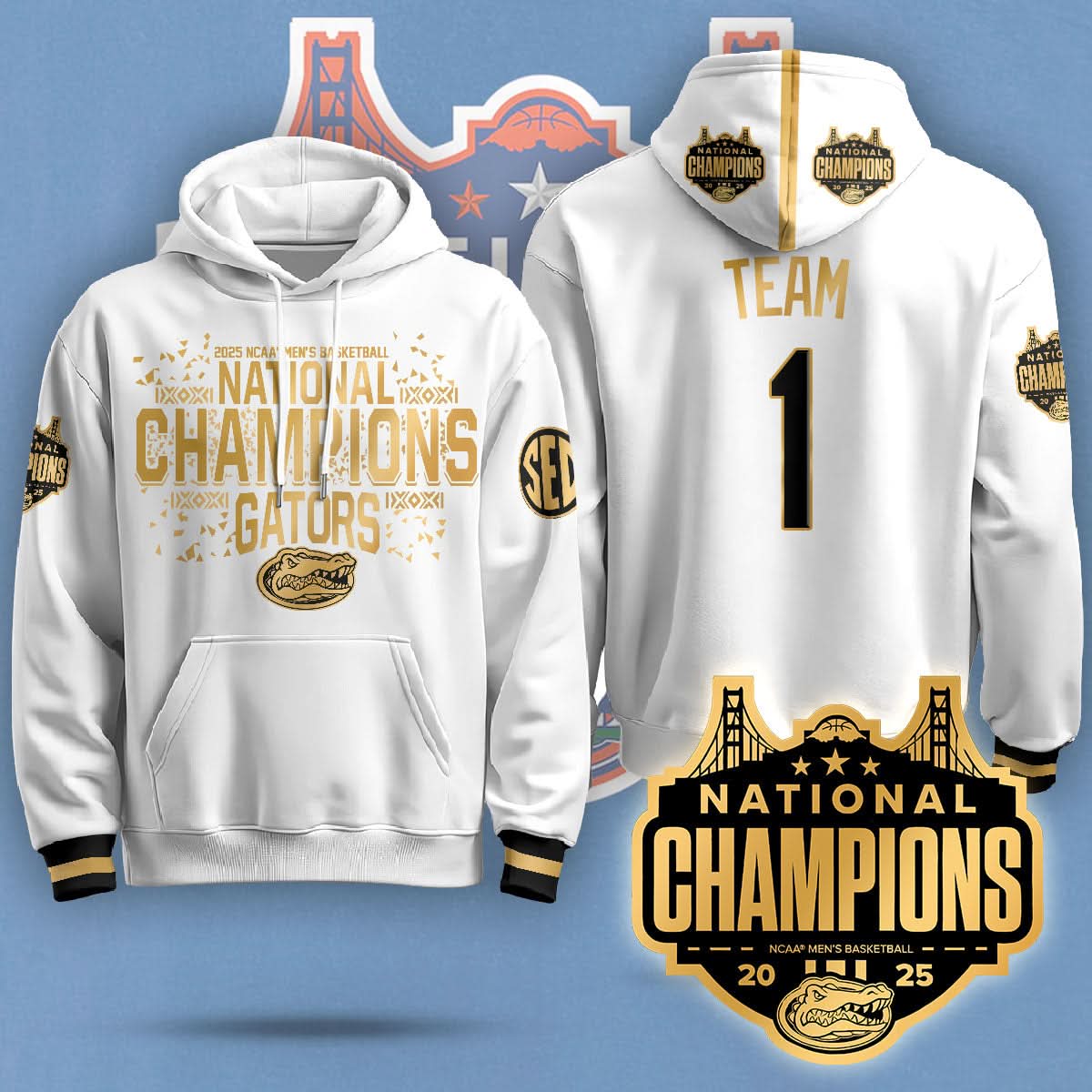 FG 2025 National Champions Basketball Hoodie - Printed