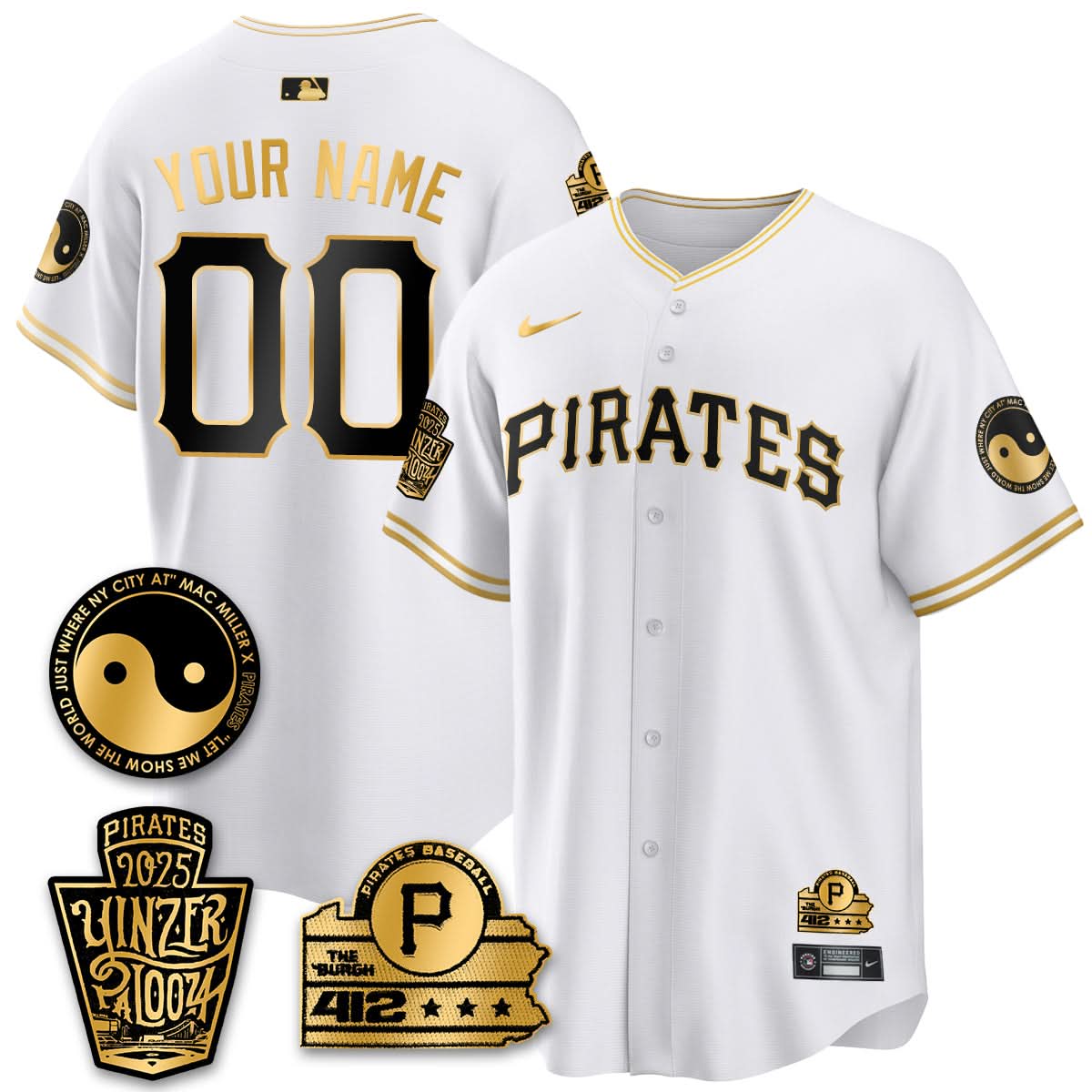 PP Yinzerpalooza 2025 Limited Custom Jersey - All Stitched