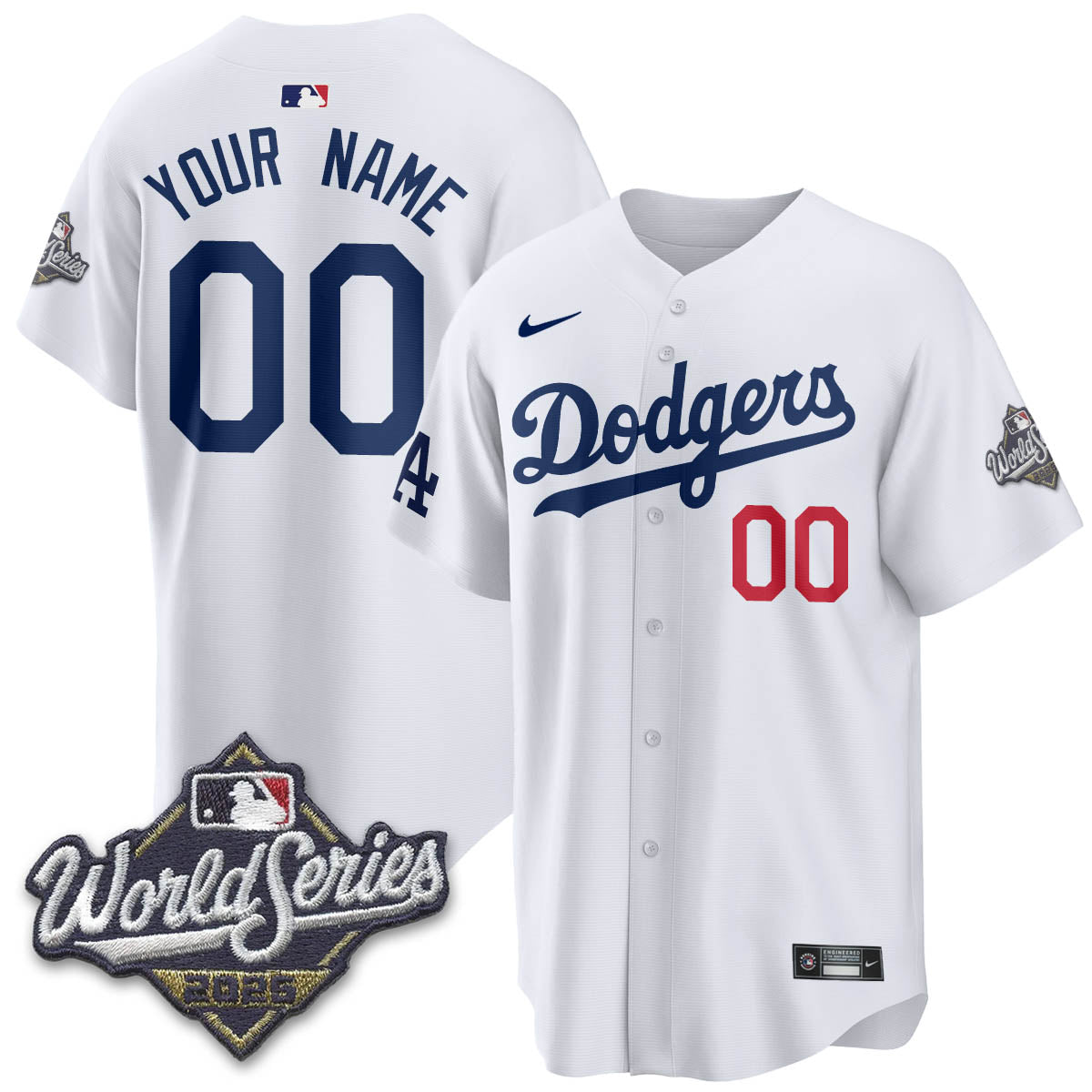 LAD 2025 World Series Jersey - All Stitched