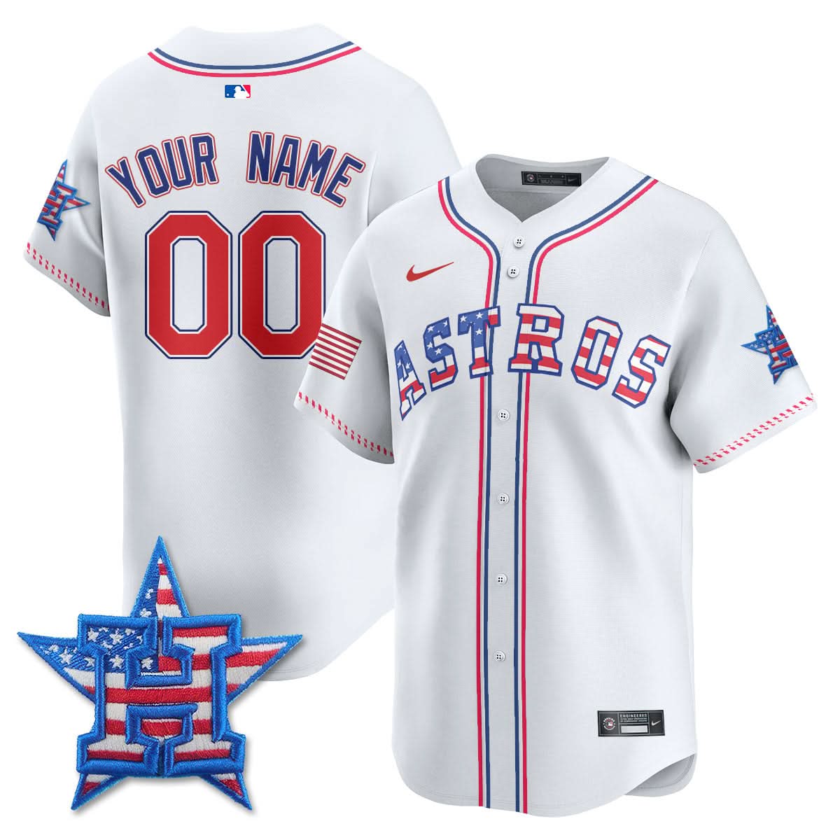 HA 2025 Fourth of July Custom Jersey - All Stitched