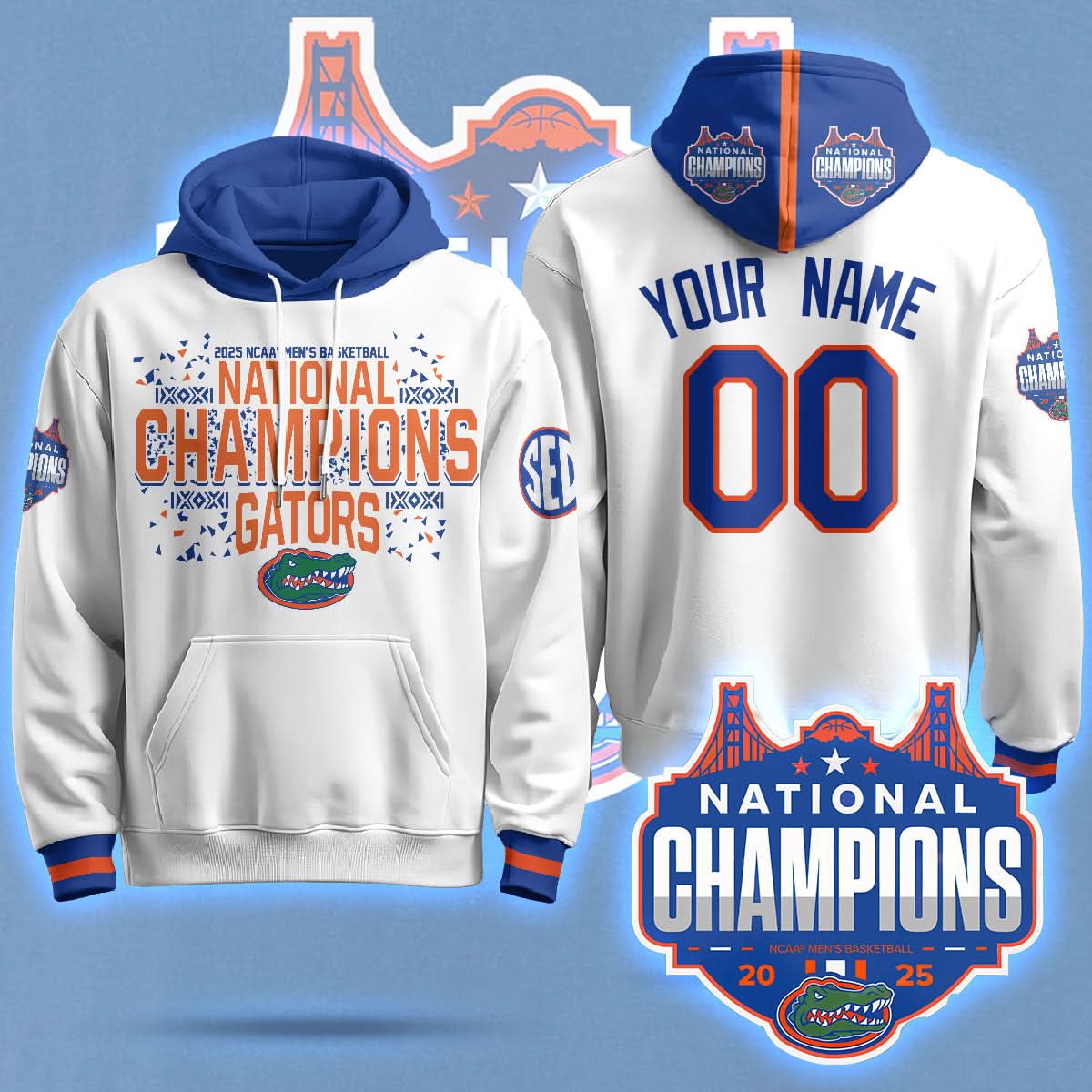 FG 2025 National Champions Basketball Custom Hoodie - Printed