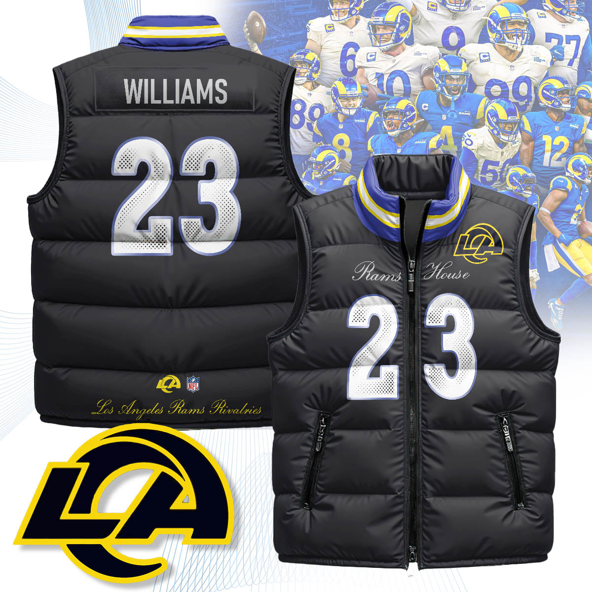 LAR Rivalry Series Puffer Vest