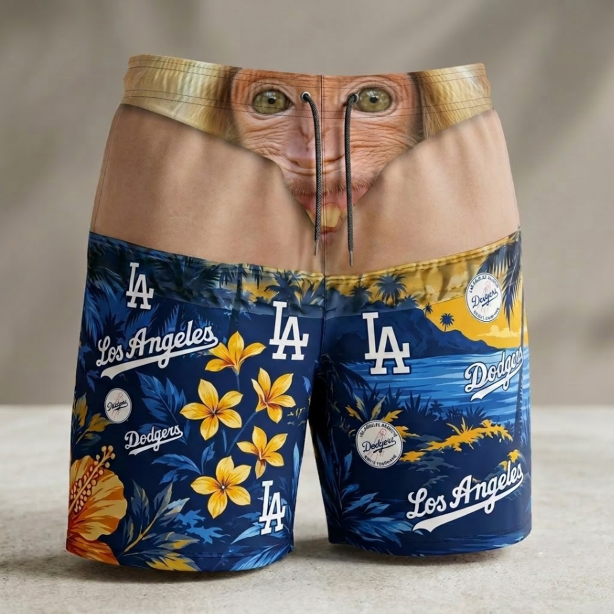 LAD Effect Body Funny Custom Beach Short - Printed