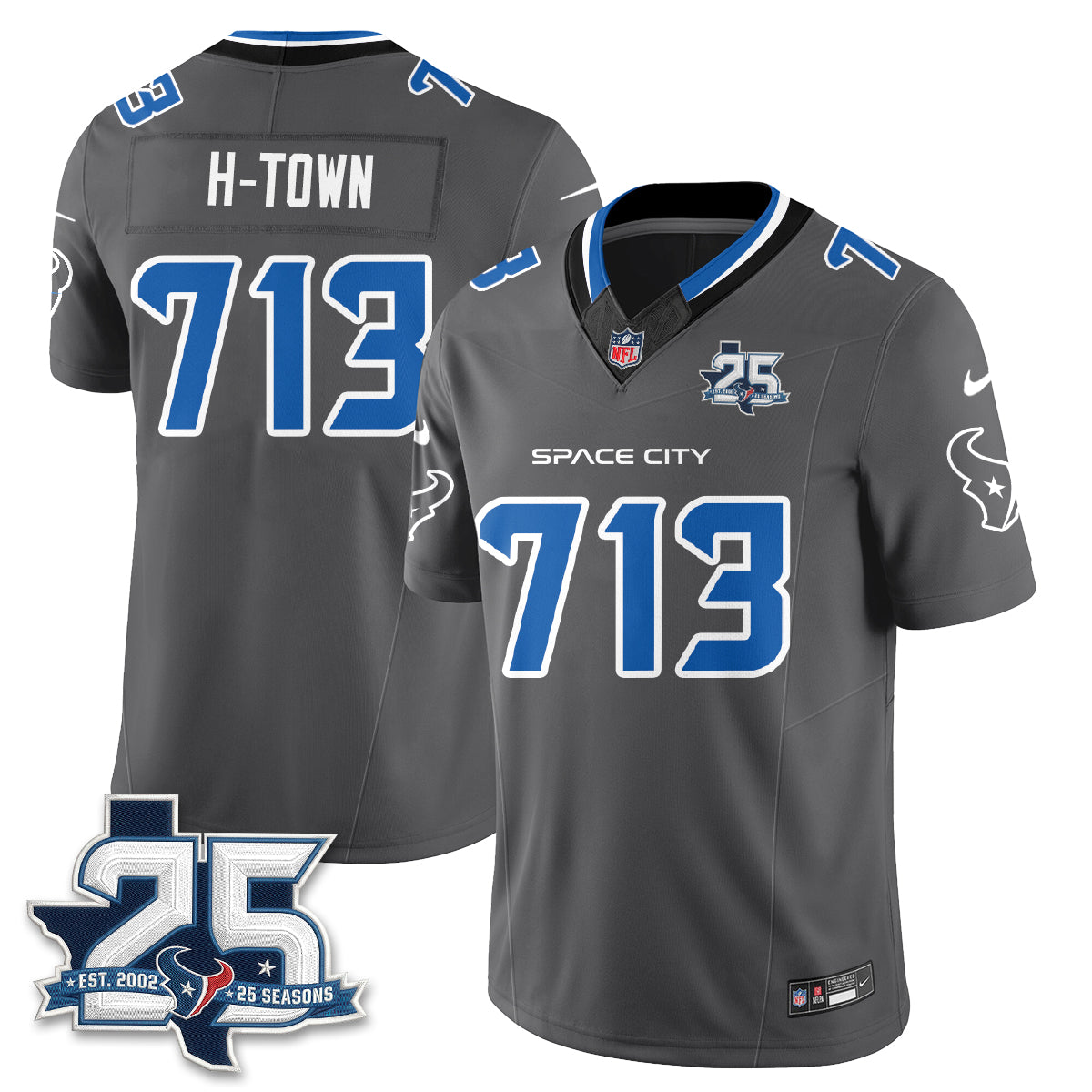 Houston Texans Fan Gear Edition Vapor Jersey (2) - Stitched