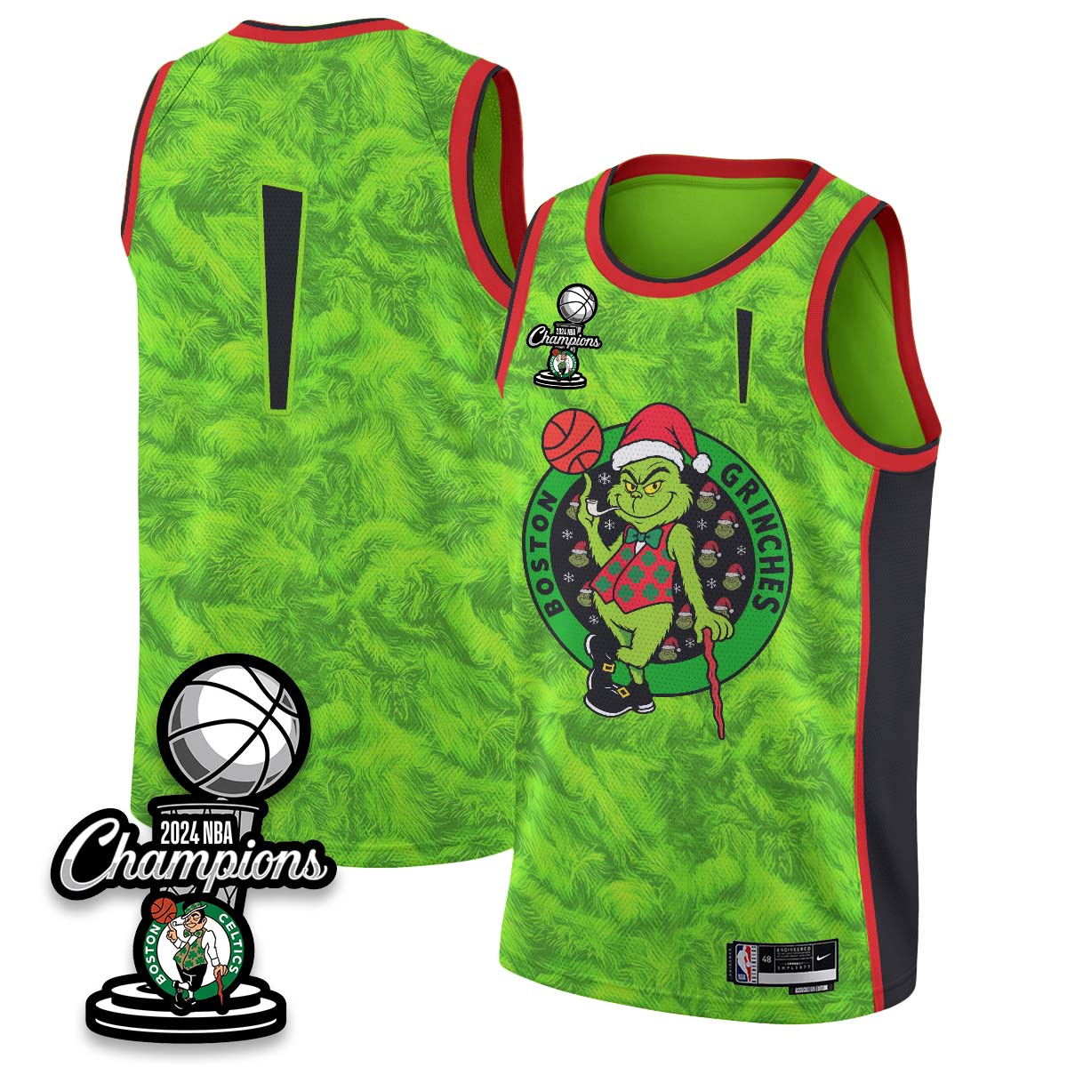 BOS 2026 Xmas Game Night Vapor Jersey - Printed
