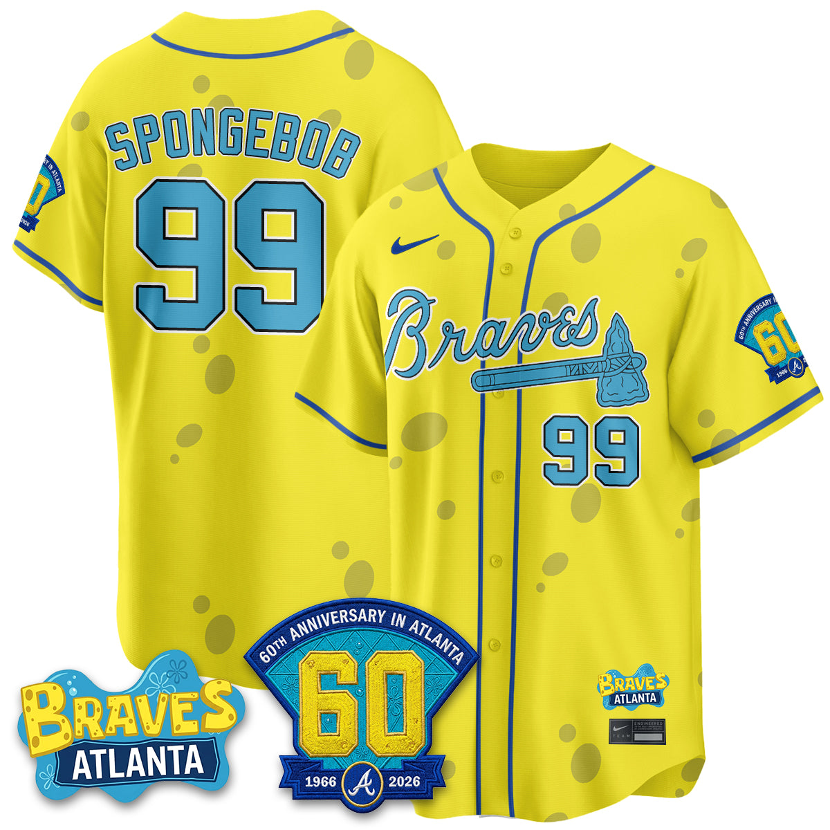 Atlanta Braves x SBSP Limited Vapor Jersey- Stitched